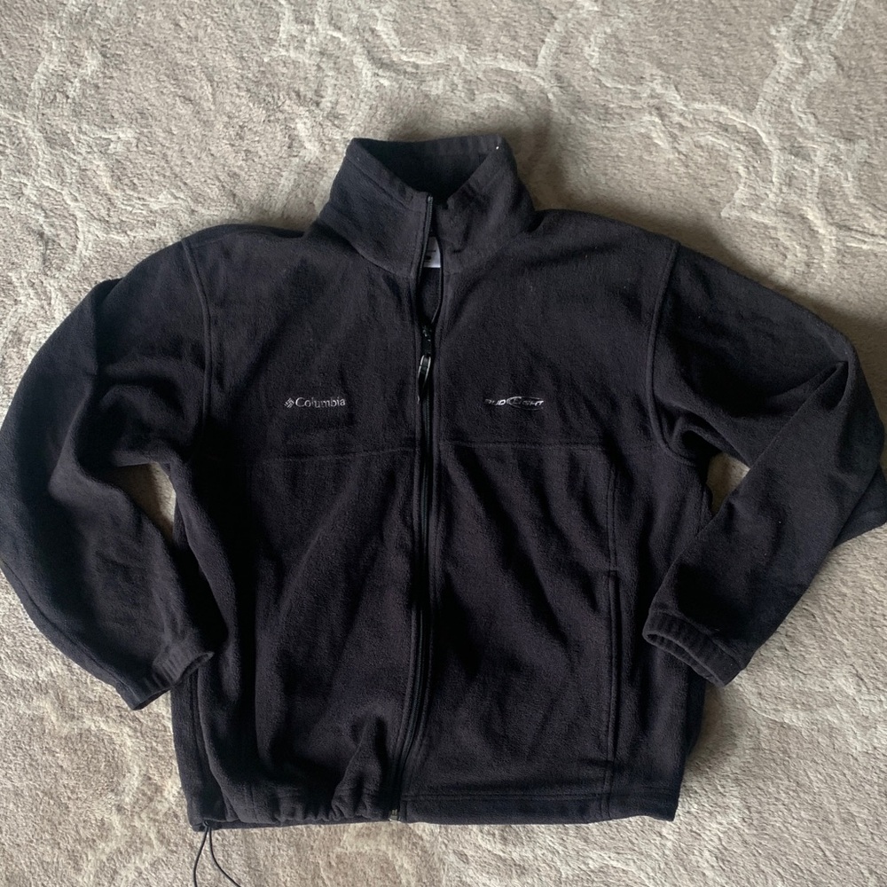 Columbia Black Full-Zip Fleece Jacket